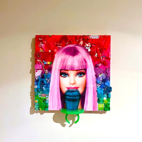 Barbie, Pop Art, Ring Pop Wall Hanging