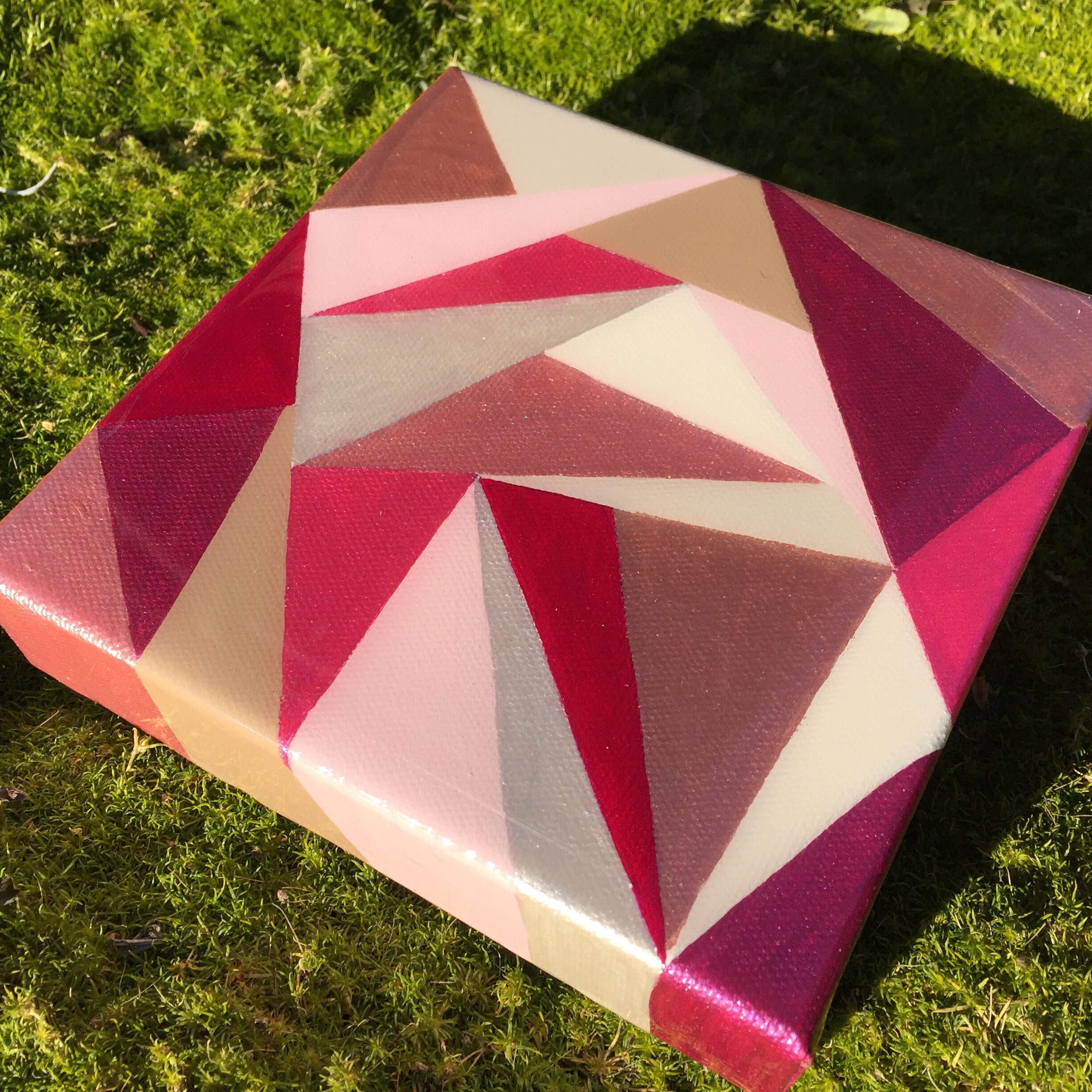 Original Geometric Abstract Painting