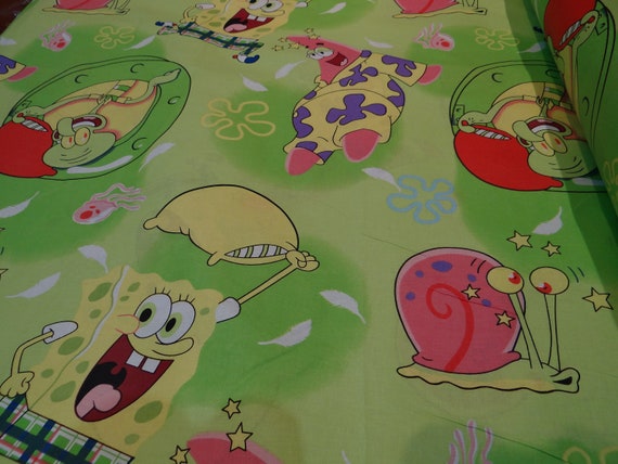 spongebob crib bedding