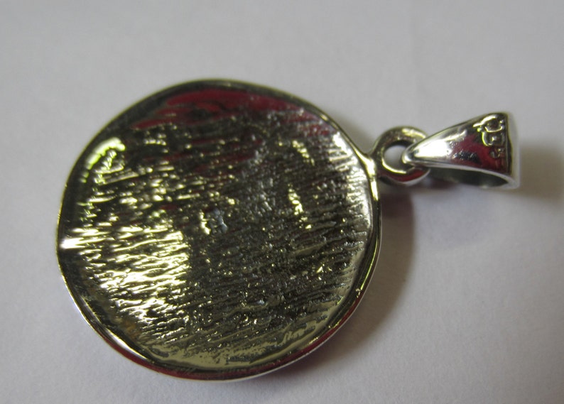 22mm Solid Sterling Silver Handmade Tree of Life Pendant US SELLER Free Neoprene Chain