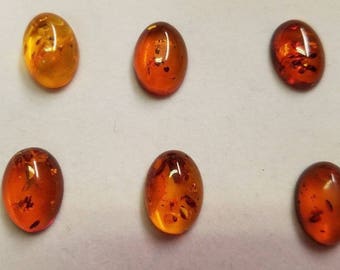 Designer dream Natural Baltic Amber oval cabochon 10 x 13 mm lot 3 pcs 8 lots Designer dream Natural Baltic Amber oval cabochon 10 x 13 mm lot 3 pcs 8 lots