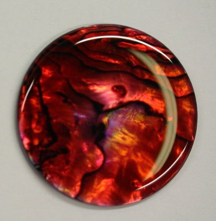 Red Paua Shell Round Cabochon Calibrated 16mm 18mm 20mm 38mm Gemstone…