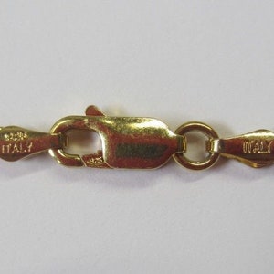 30 2.5mm 22K Gold Over Sterling Silver 