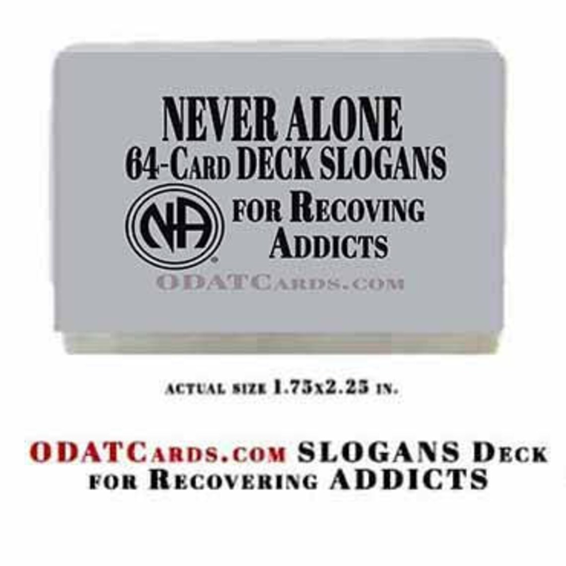 NEVER ALONE NA for People in Narcotics Anonymous 64-card - Etsy