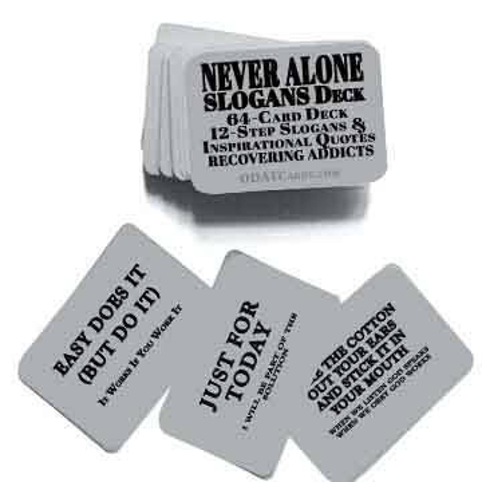 NEVER ALONE NA for People in Narcotics Anonymous 64-card - Etsy
