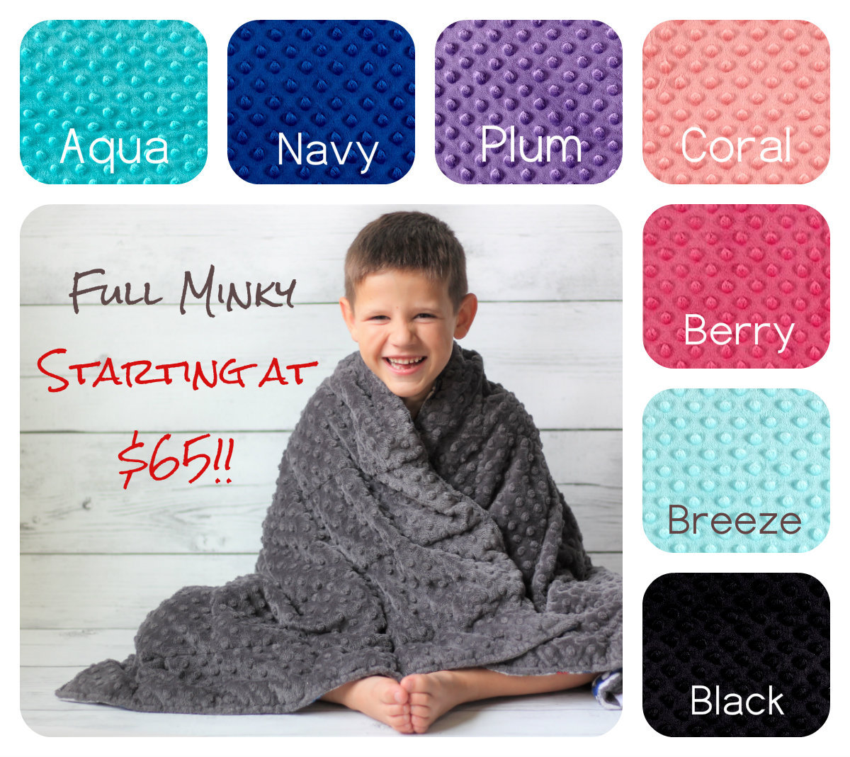 Weighted Blanket Bear Hugs Double Dots MiNKY Adult Weighted Etsy