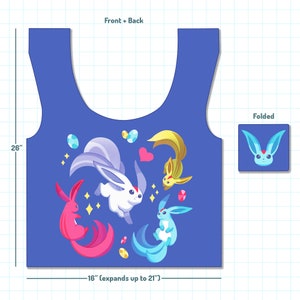 FFXIV Reusable Shopping Bags Carbuncle