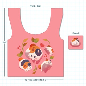 FFXIV Reusable Shopping Bags Fat Cat