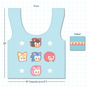 Sonic Reusable Shopping Bags