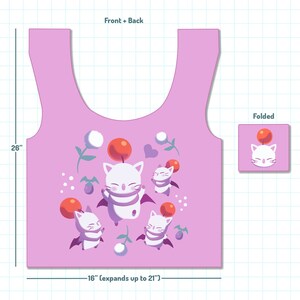 FFXIV Reusable Shopping Bags Moogle