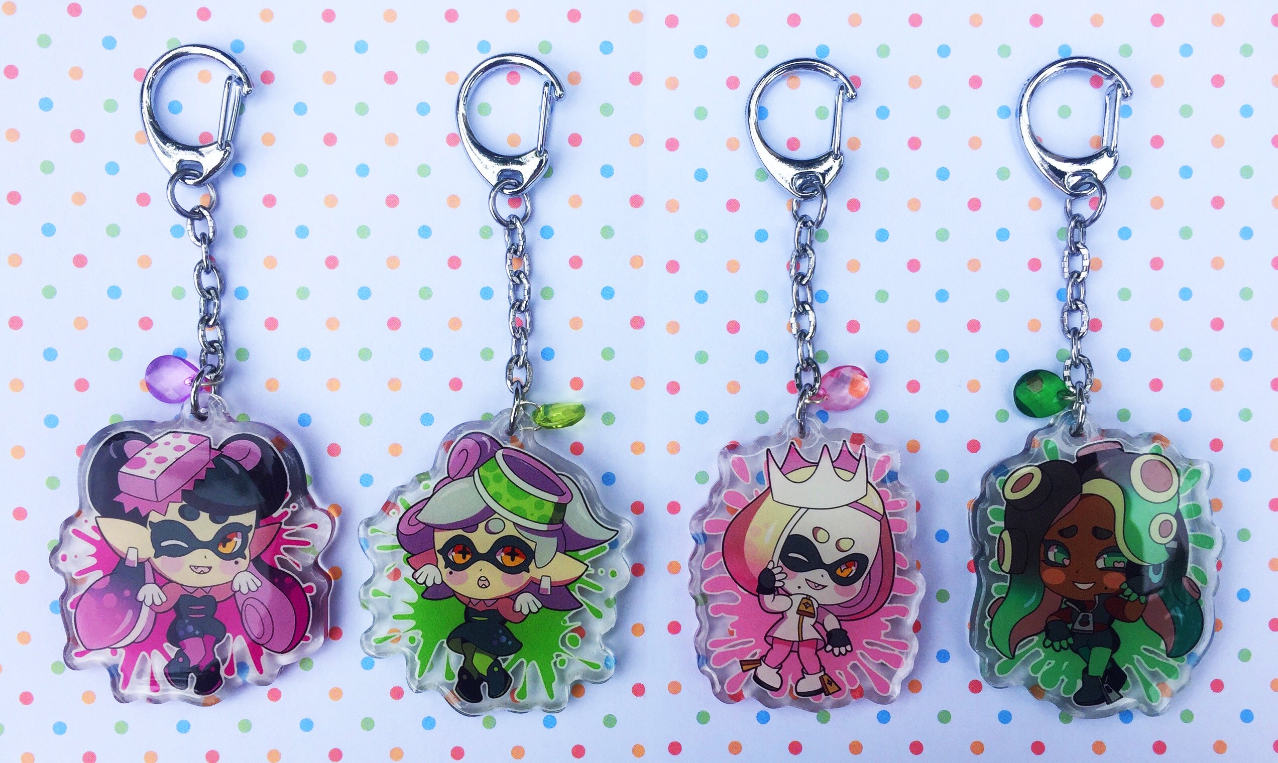 Splatoon Charms Etsy
