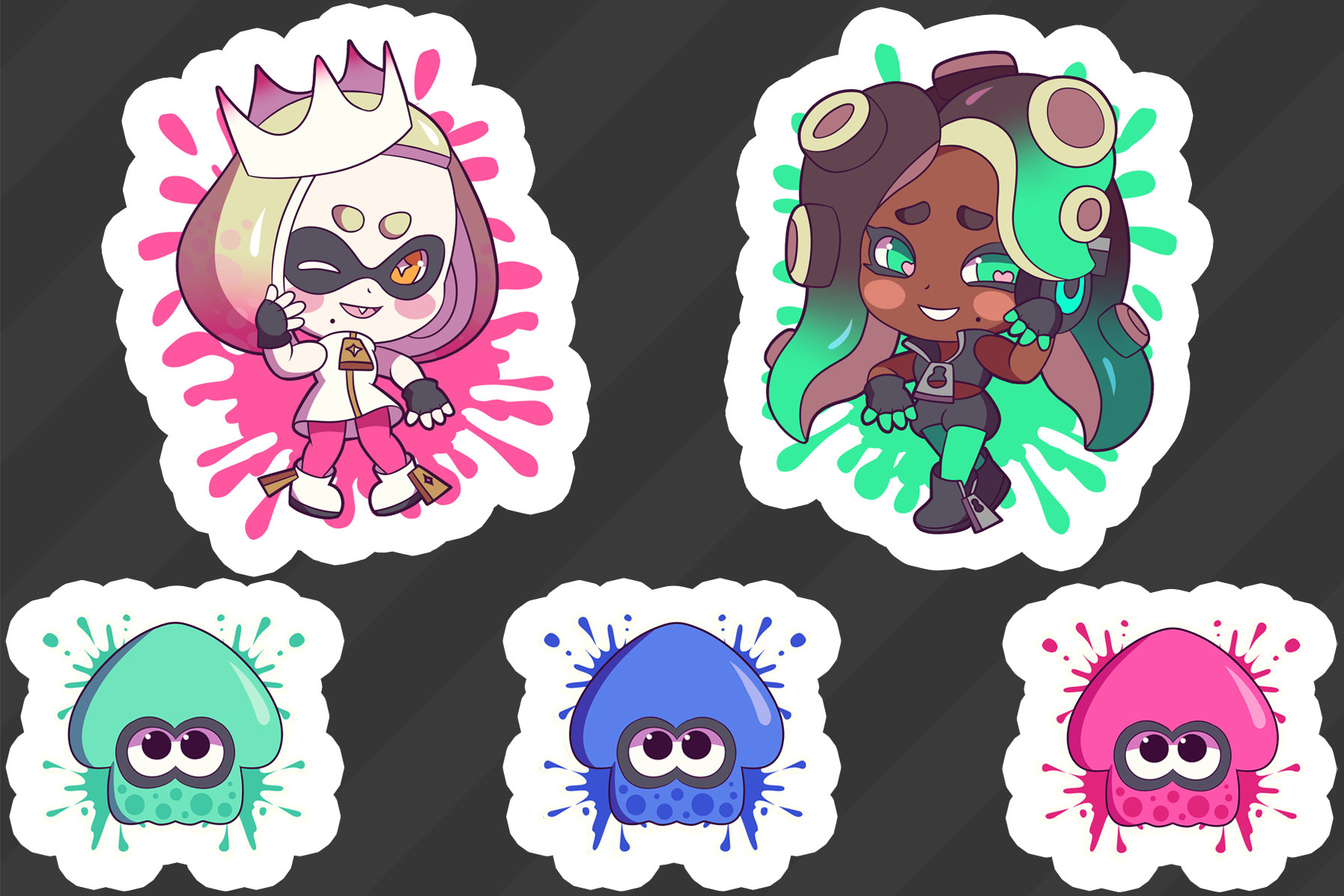 Splatoon2 Sticker Splatoon Sticker Sheets - Etsy