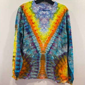 Ice Dyed Long Sleeve Tee sz M