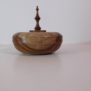 Lidded Mexican Rosewood Box With Finial - Etsy