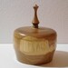 Lidded Round Wood Box - Etsy