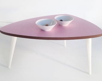 50s small reDesign beito table *kAARO* MID CENTURY. vinatge. Danish Design . Rockabilly. 50th. fifties. Sixties. 1950. UNIQUE