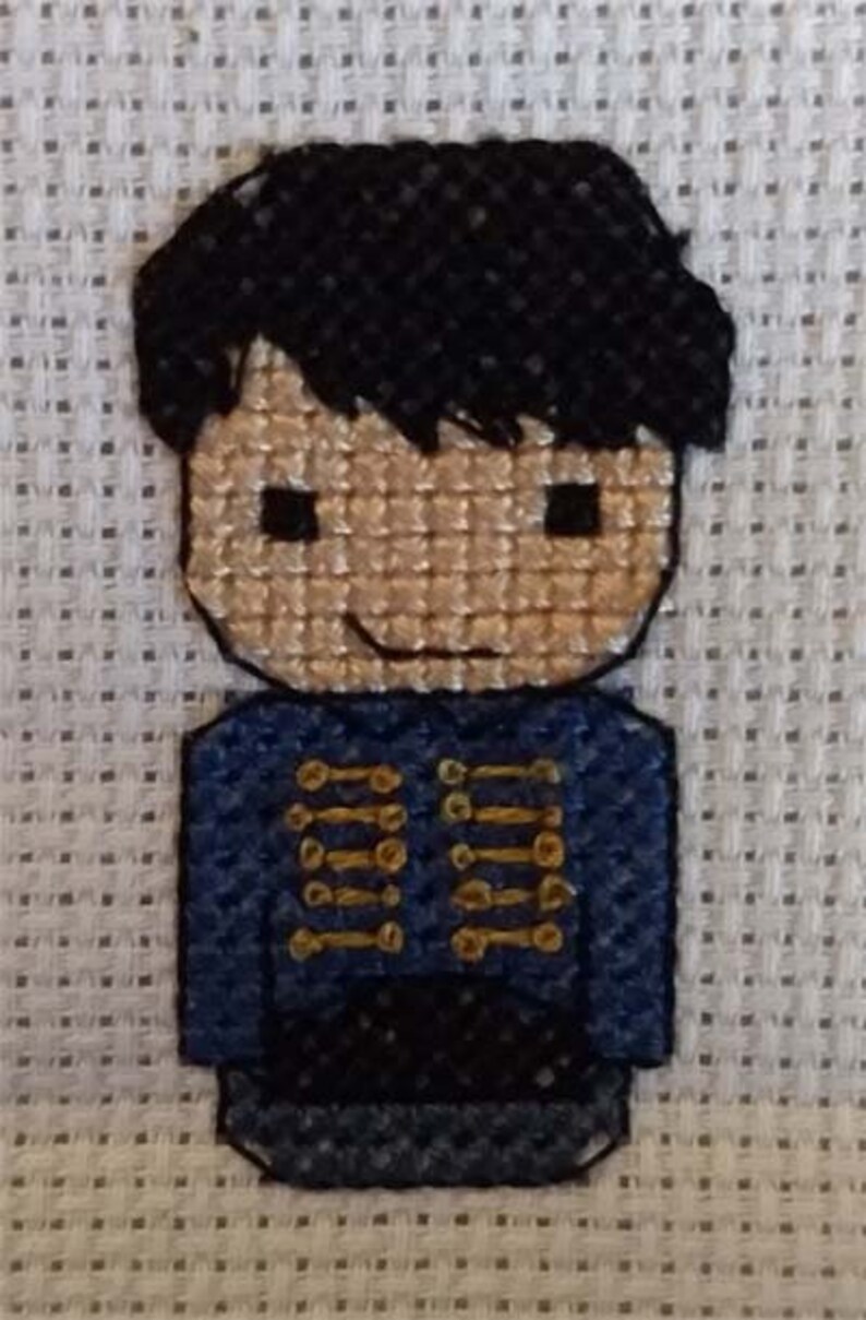 BTS Suga Min Yoon-gi Cross Stitch Pattern image 1