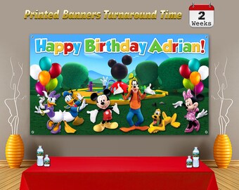 Mickey Mouse Banner,Mickey Mouse Backdrop,Mickey Mouse Birthday Banner,Mickey Mouse Party Banner,Mickey Mouse Boys Banner,Mickey Mouse,Girls