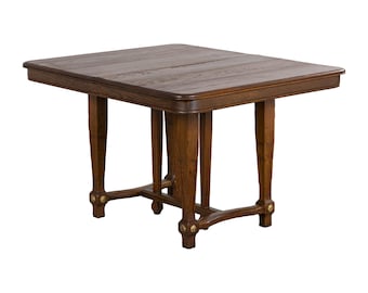 1930s French Parisian Art Deco Oak Extendable Dining Table