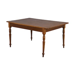 Antique Country French Provincial Mixed Wood Farmhouse Table