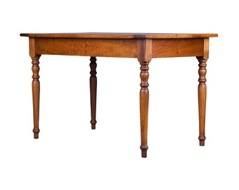 Antique Country French Provincial Walnut Dining Table