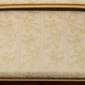 Vintage French Louis XVI Style Painted Provincial Loveseat image 7