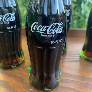 Vintage Green Coke Bottles, Original, Unopened, Green Glass Coca Cola Coke Bottles, 6.5 Ounce Bottle, Collector..... VintageCharmHouse