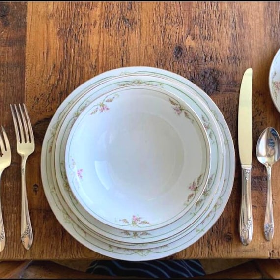 Rare 1800s China Set, 91 Pieces, MZ Austria Fine China, Moritz