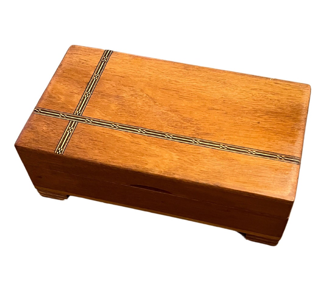 BHAVATU Boîte De Rangeent Décorative Avec Couvercle à Charnière