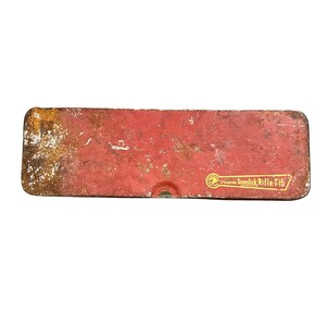 Vintage Outers Gunslick Shotgun Cleaning Kit with some Contents, Tin Box, Barn Find, Used, Rusty, Rustic .22 Caliber..... VintageCharmHouse