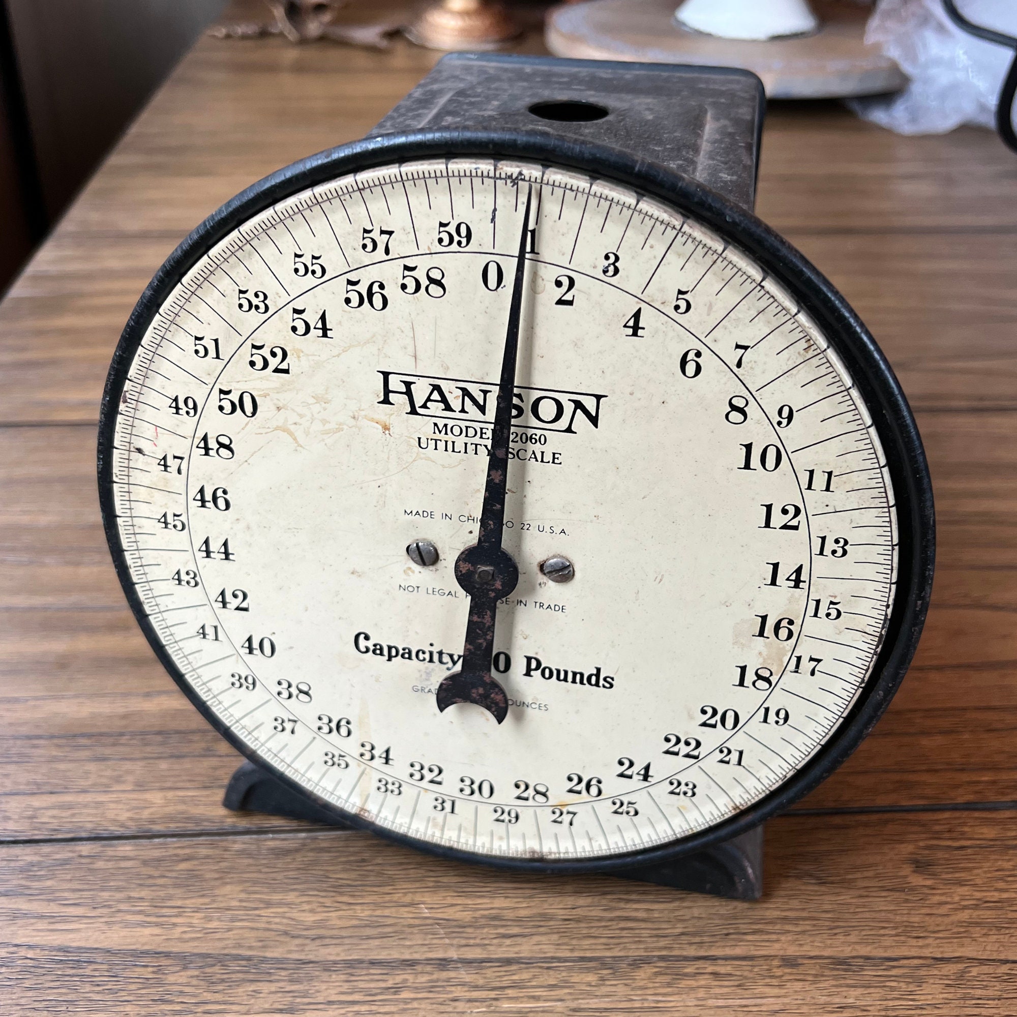 アンティークスケール Hanson ユーティリティモデル 2060、60