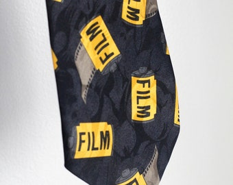 Rolls of Film Neck Tie Designed by A. Rogers