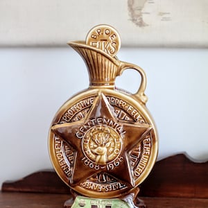 Jim Beam Centennial Bottle, 1968