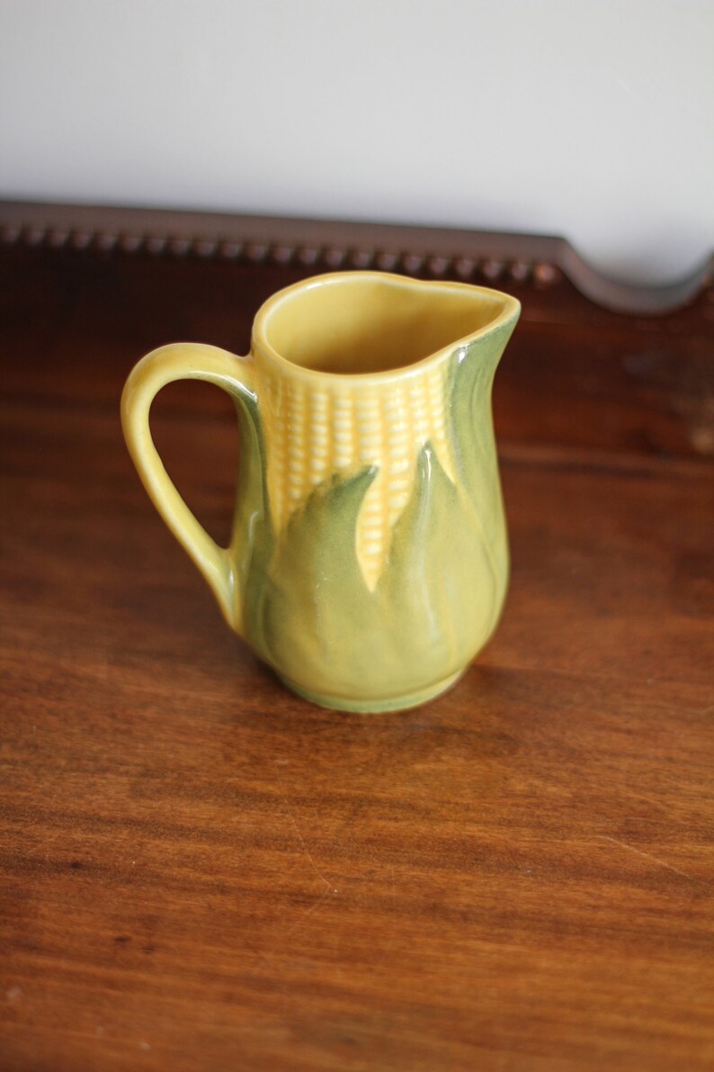 Shawnee Pottery Corn King Creamer Etsy