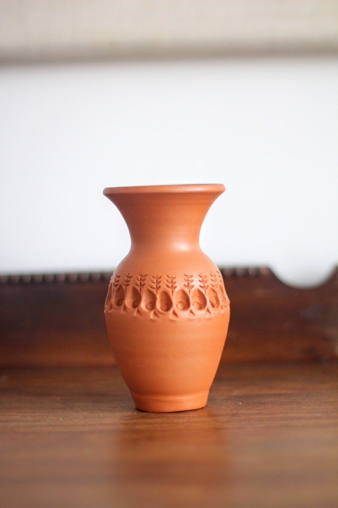 Handmade Terracotta Bud Vase Etsy