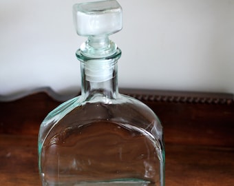 Thick Glass Decanter Made in Italy