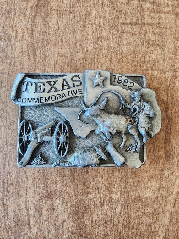 Texas Commemorative 1982 Belt Buckle