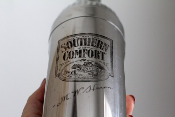 Southern Comfort Metal Bottle Shaped Cocktail Shaker Etsy