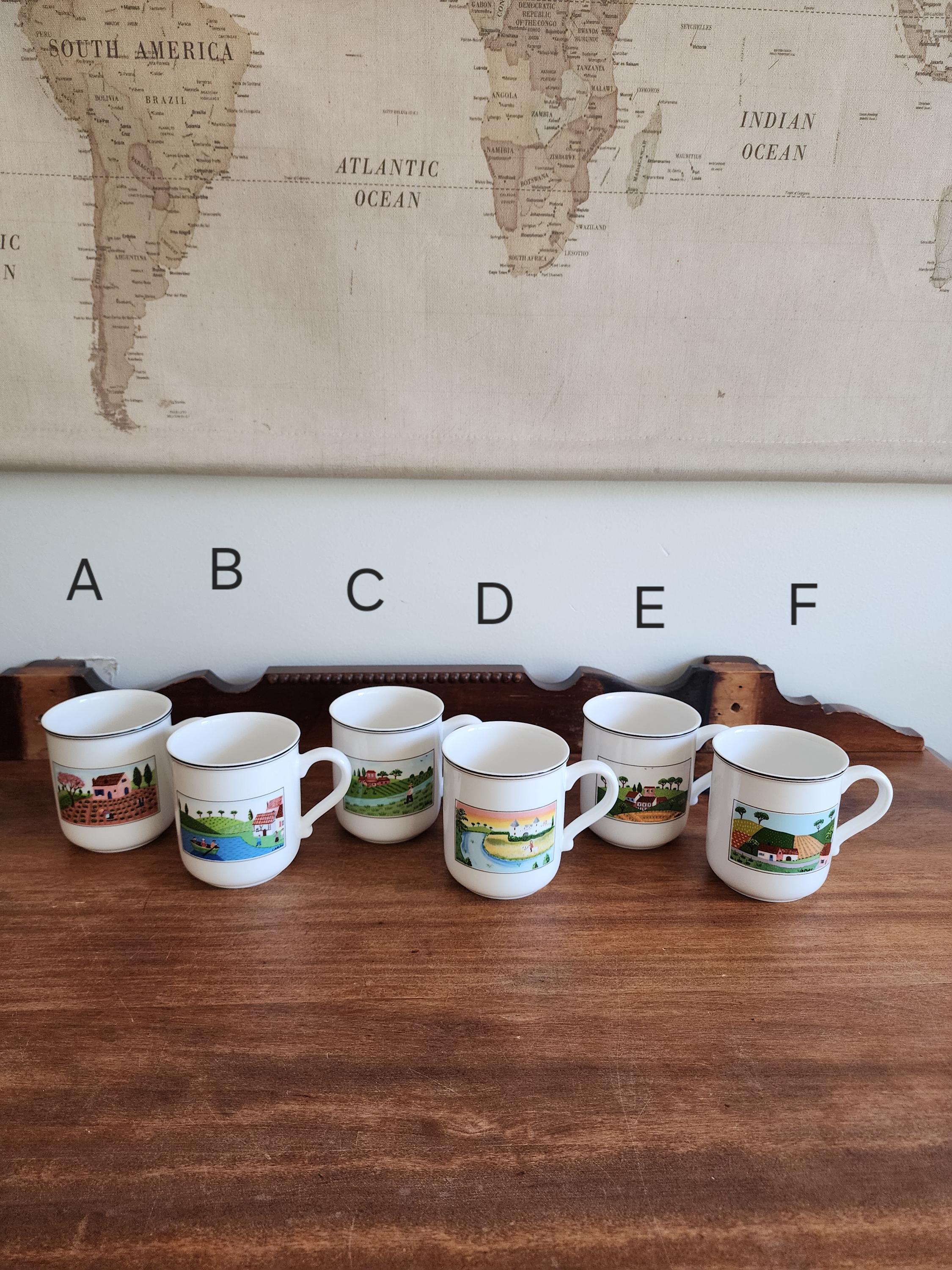 ヴィルロイボッホデザインネーフ ルクセンブルク Villeroy & Boch ルクセンブルクのデザイン Naif マグ - Etsy 日本