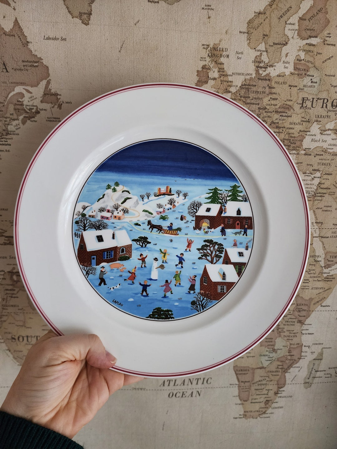 Naif Christmas Dinner Plate by Villeroy & Boch Etsy