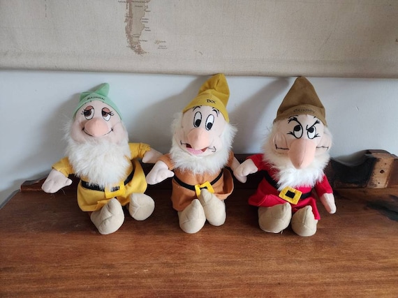 Plush Vintage Disney Snow White Dwarfs, Toy Factory - Etsy