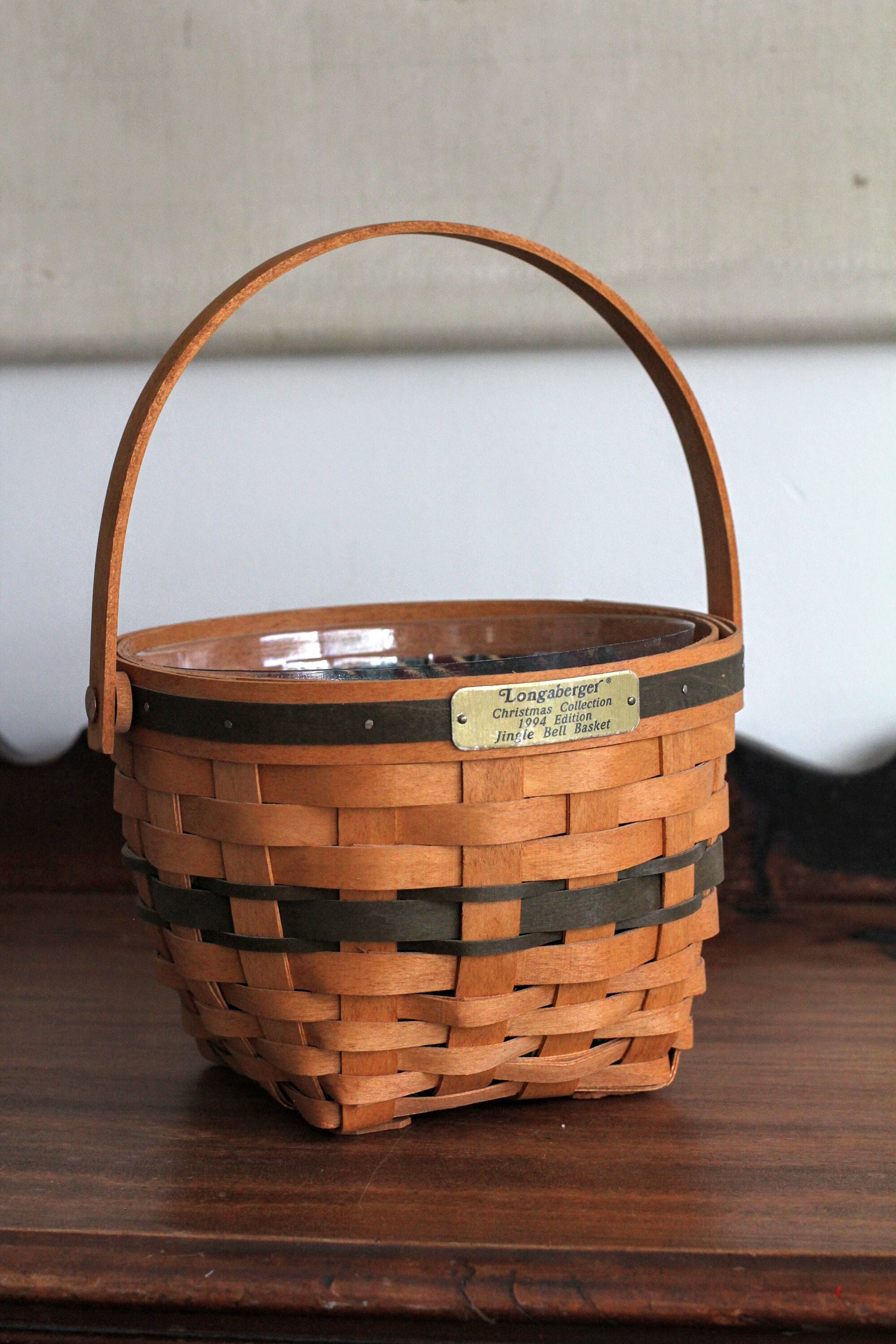 Longaberger Jingle Bell Basket Christmas Collection 1994 Edition