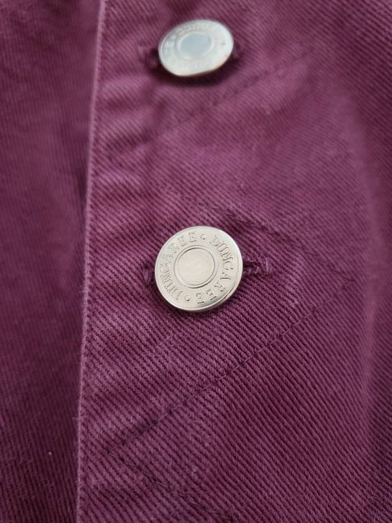 So Stanza Purple Button Up Jean Shorts - image 6