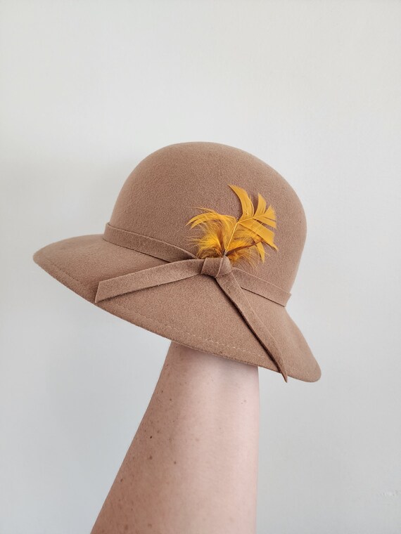 Geo. W. Bollman & Co. Peachfelt Wool Hat in Beige - Etsy display picture 3