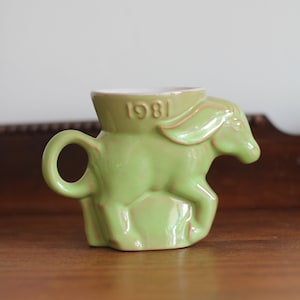 1980s Democrat Donkey Frankoma Pottery Political Mugs