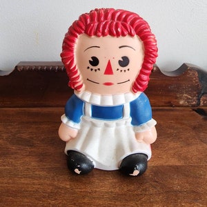 Vintage Raggedy Anne Coin Bank