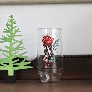 Holly Hobbie Collectible Christmas Limited Edition Coca-Cola Glass