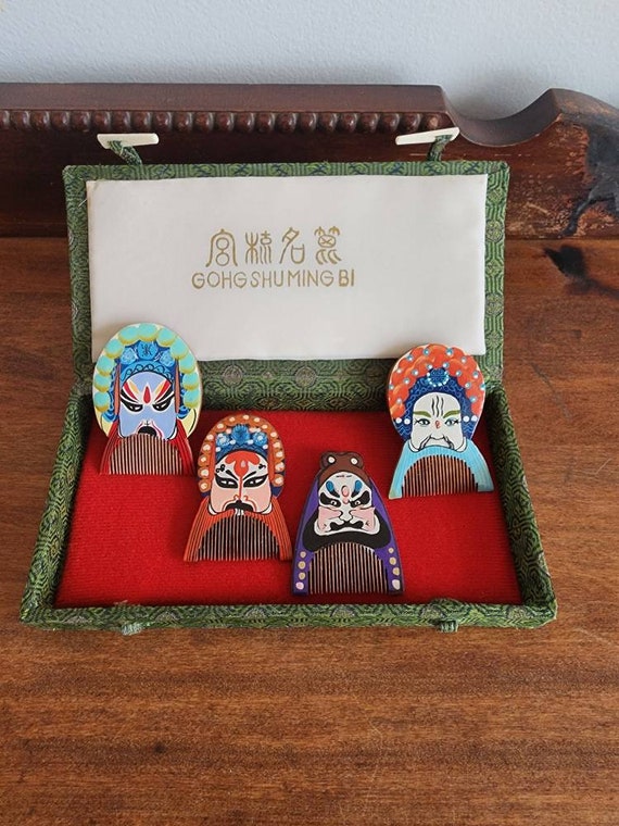 Japanese Combs, Box of Four Unique Designs - Etsy display picture 1
