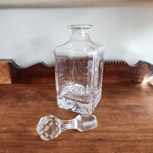 Heavy Decanter with Glass Stopper
