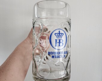 thumbnail image 2 of German Beer Mug Munich Hofbräuhaus München HB Mug 1 Liter King Werk KI 1000074 2 of 9